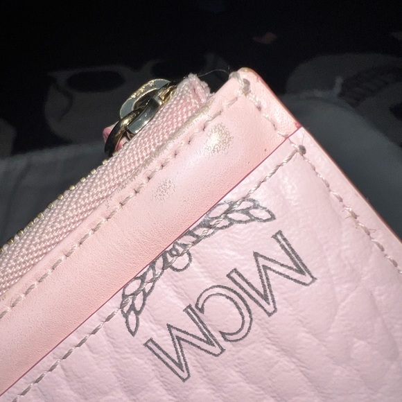 MCM light pink and grey Patricia wallet + Key fob - Picture 6 of 16